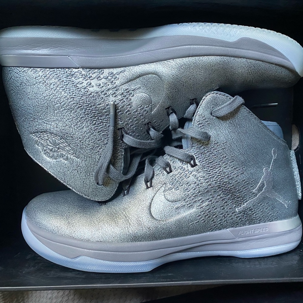 Air Jordan 31 ‘Battle Grey’ men’s basketball shoes size 9.5